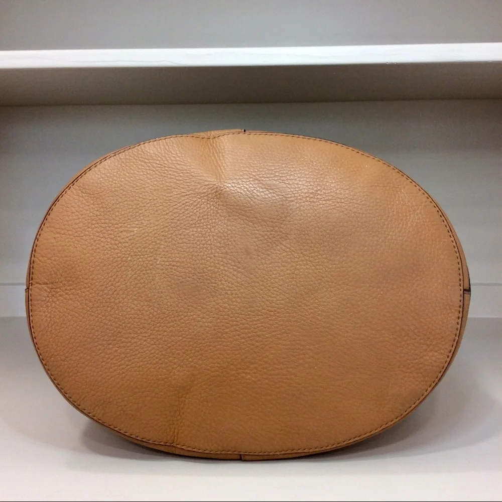 Authentic Rare Tory Burch All T Hobo Shoulder Bag Leather Purse Handbag - Picture 8 of 17